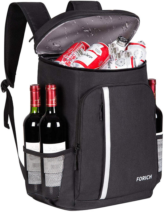 "Leakproof Insulated Beach Cooler Backpack - Keep Your Drinks Cold on the Go!"